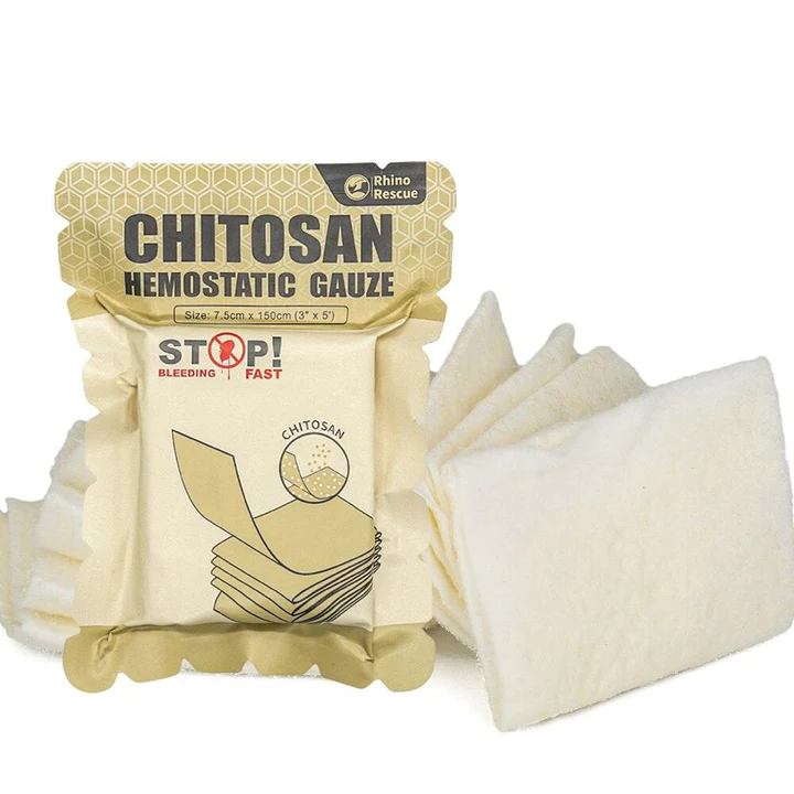 Gasa hemostática de Chitosan Rhino