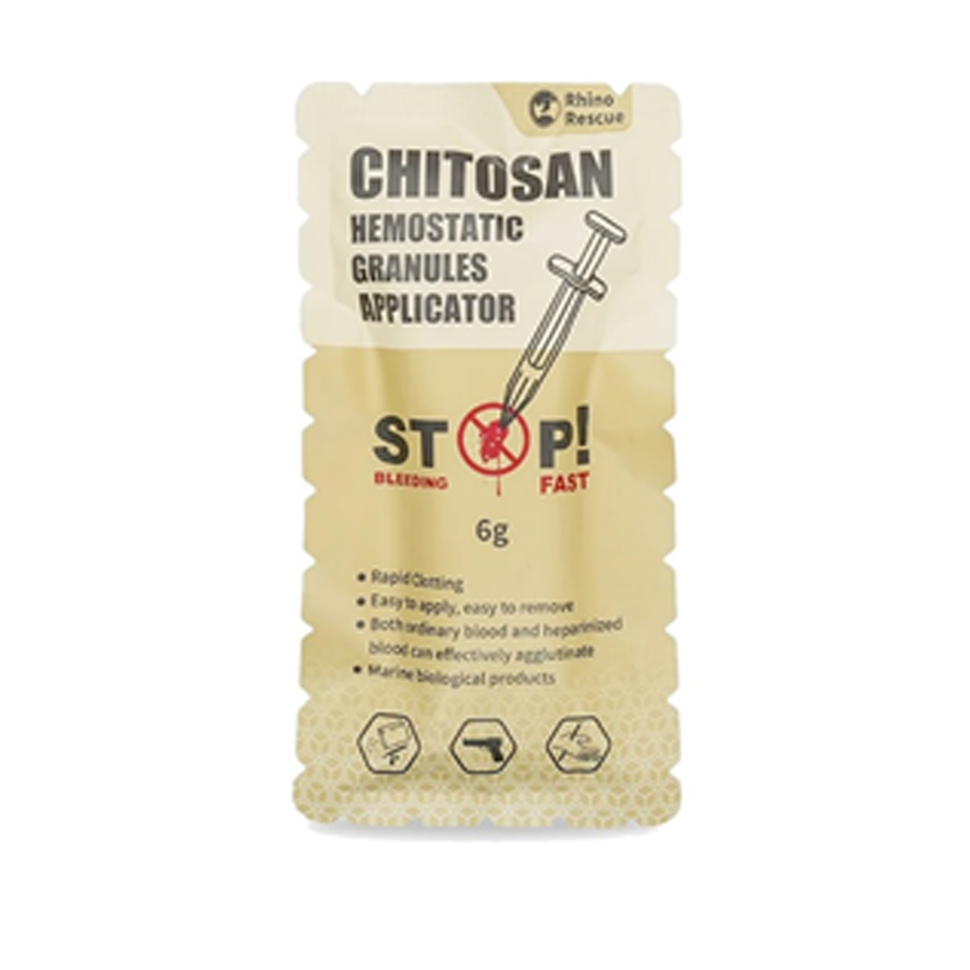 Gránulos hemostáticos con aplicador Rhino Rescue