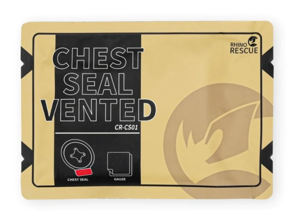 Parche Torácico Ventilado de 4 Vias Rhino Rescue™