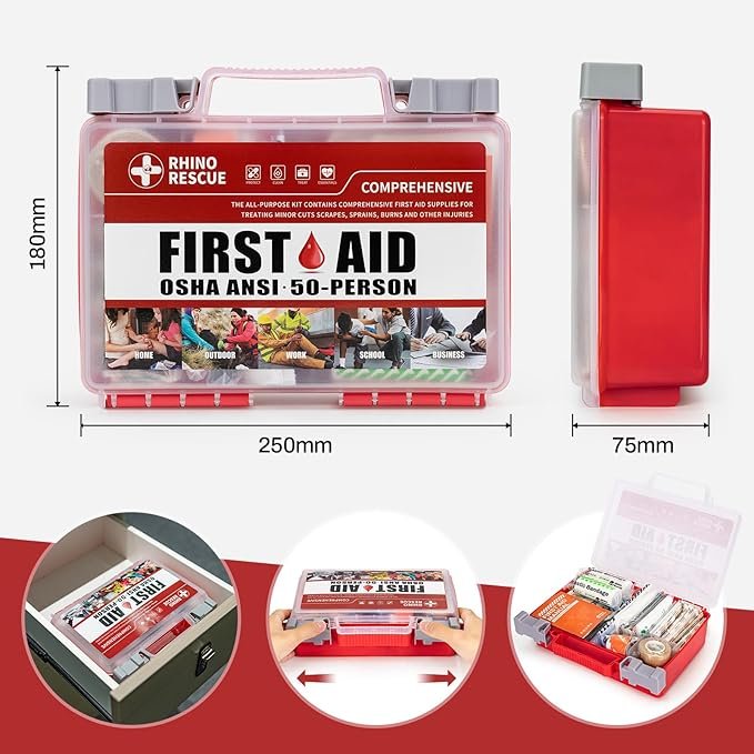 Kit de primeros auxilios PLASTIC case 50 - Image 4