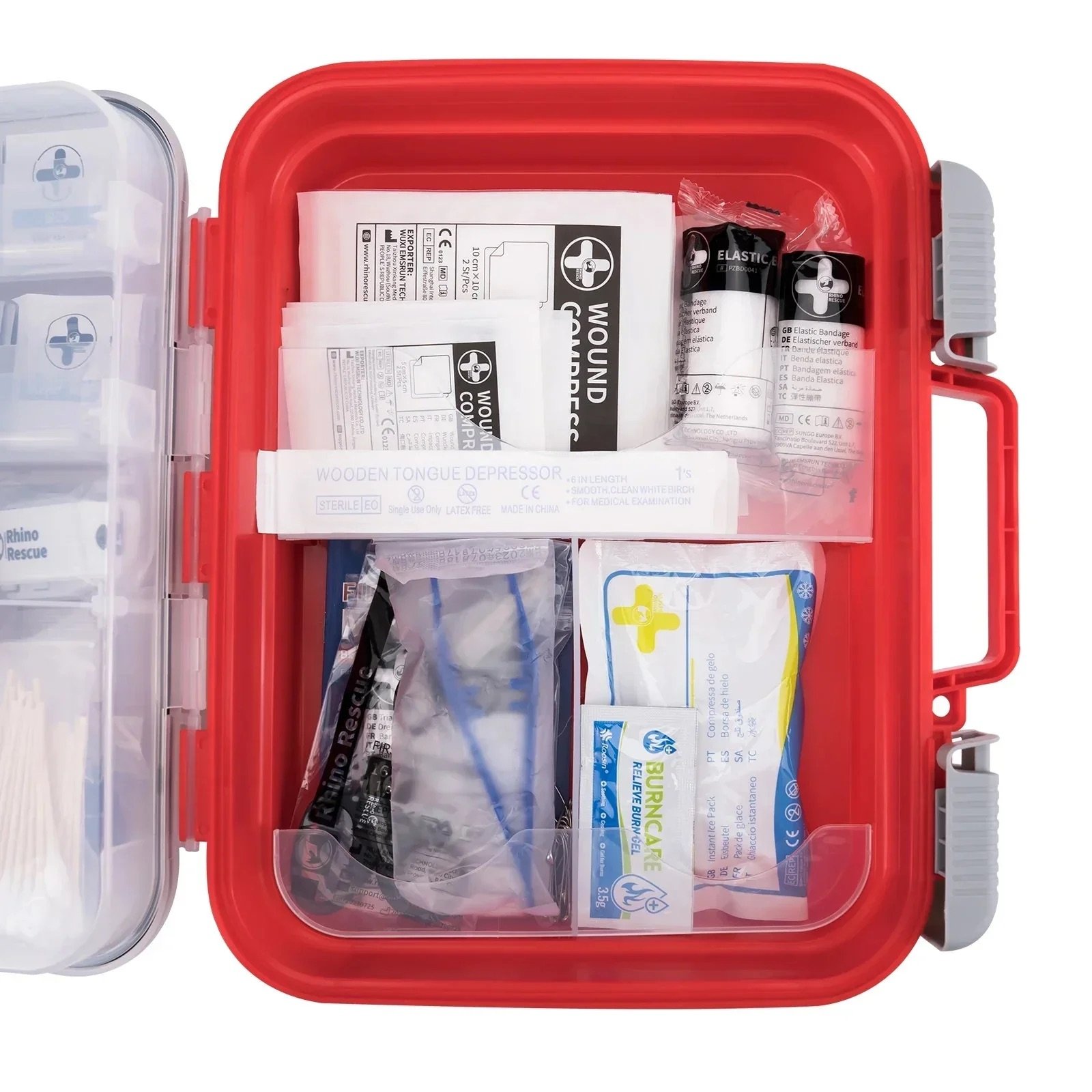 Kit de primeros auxilios PLASTIC case 100 - Image 3