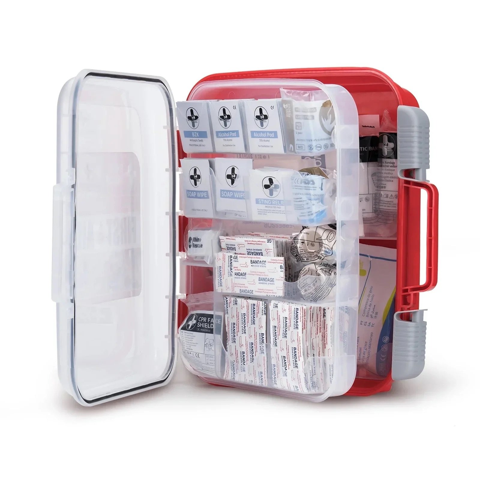 Kit de primeros auxilios PLASTIC case 100 - Image 2